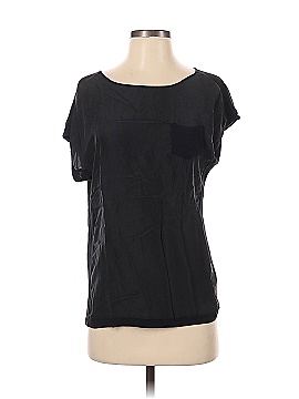 Silence and Noise Short Sleeve Silk Top (view 1)