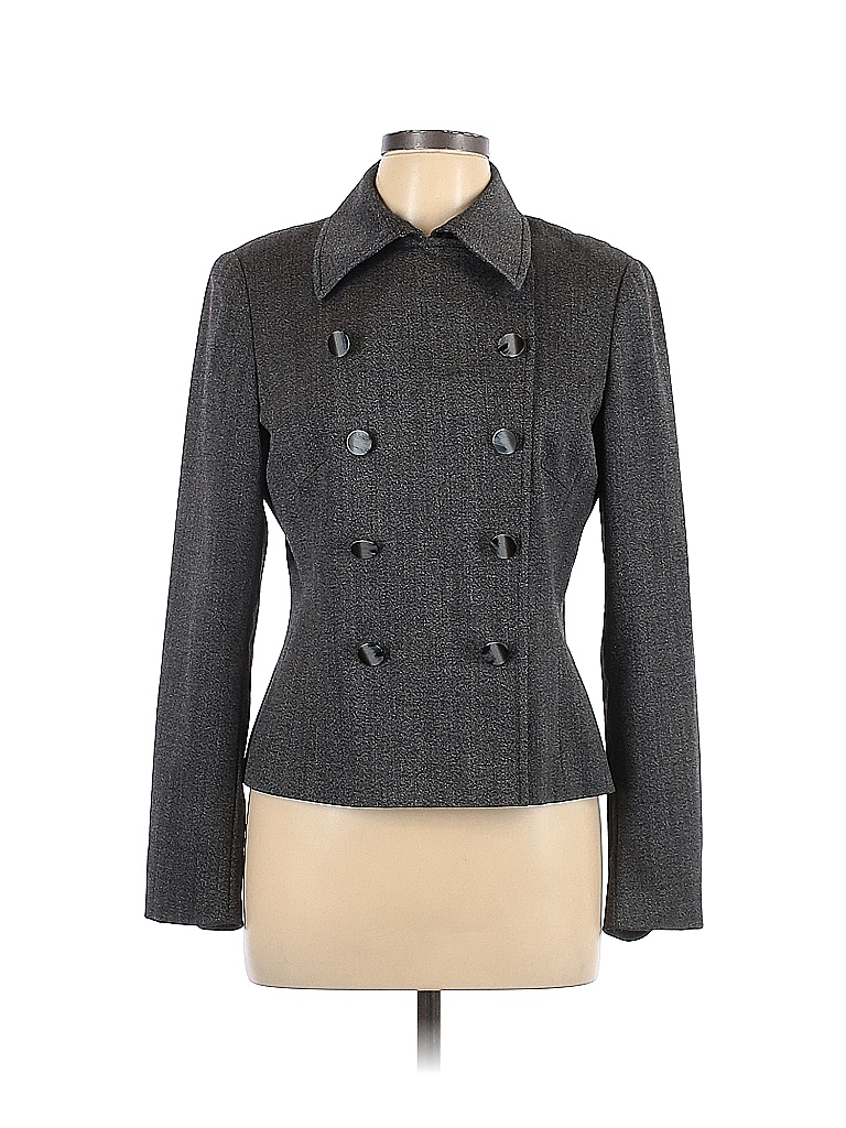 Escada Gray Wool Coat Size 38 (EU) - 92% off | thredUP