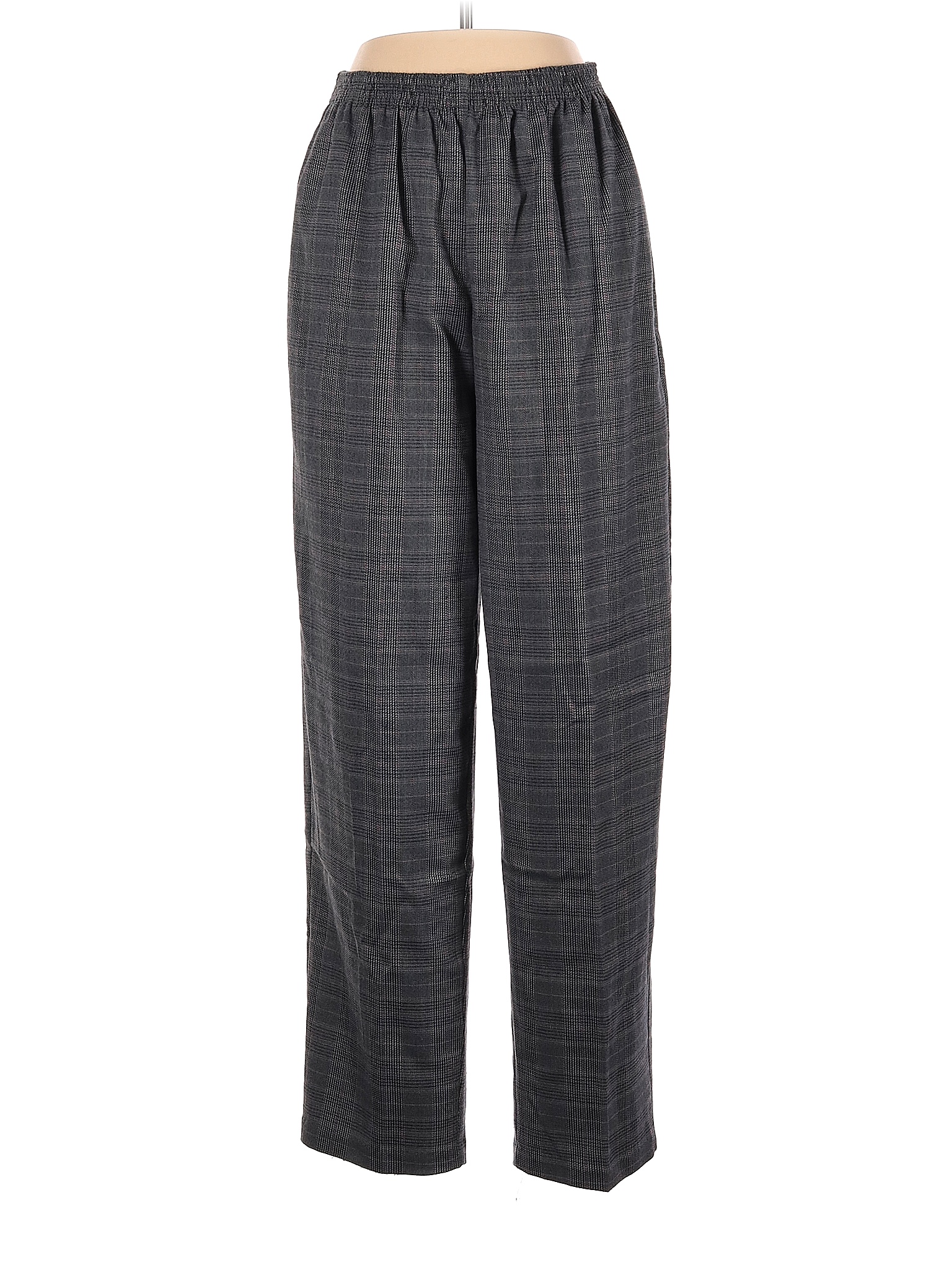 BonWorth Plaid Gray Pink Dress Pants Size Sm - P - 53% off | thredUP