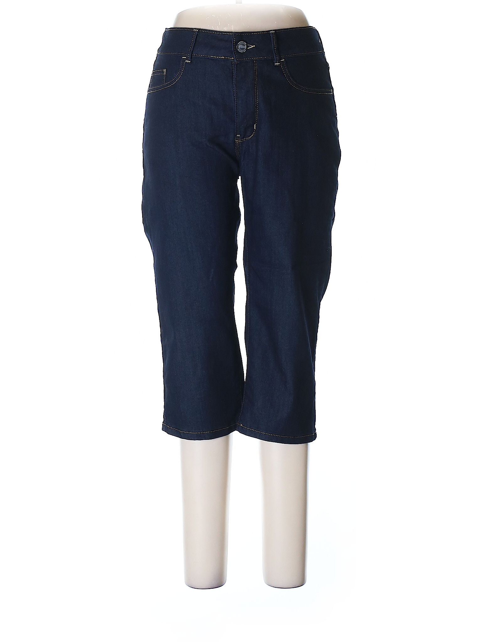 Lee Solid Dark Blue Jeans Size 10 - 82% off | thredUP