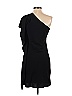 Aqua 100% Polyester Solid Black Sleeveless Blouse Size XS - photo 2
