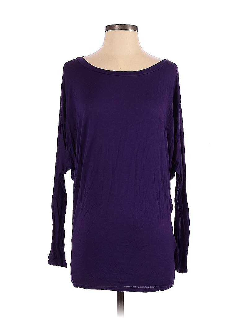 Coco And Main Purple Long Sleeve T-Shirt Size XS - photo 1