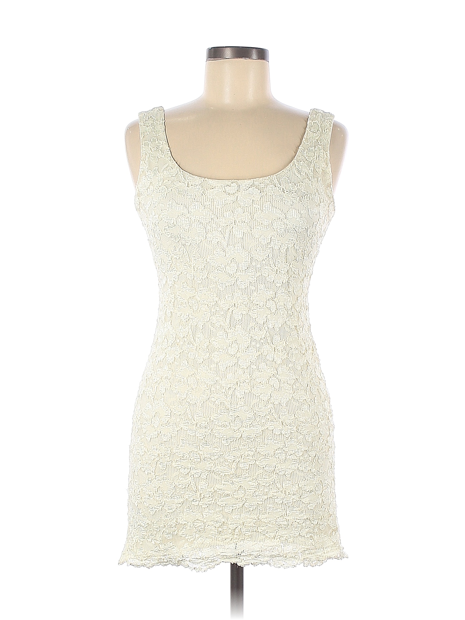 Laundry by Shelli Segal Solid Colored Ivory Cocktail Dress Size 6 81