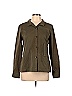 Express Green Long Sleeve Button-Down Shirt Size 13 - photo 1