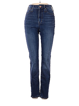 Madewell Curvy High-Rise Skinny Jeans in Sussex Wash: TENCEL&trade; Denim Edition (view 1)