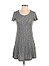 Forever 21 Chevron-herringbone Gray Casual Dress Size XS - photo 1