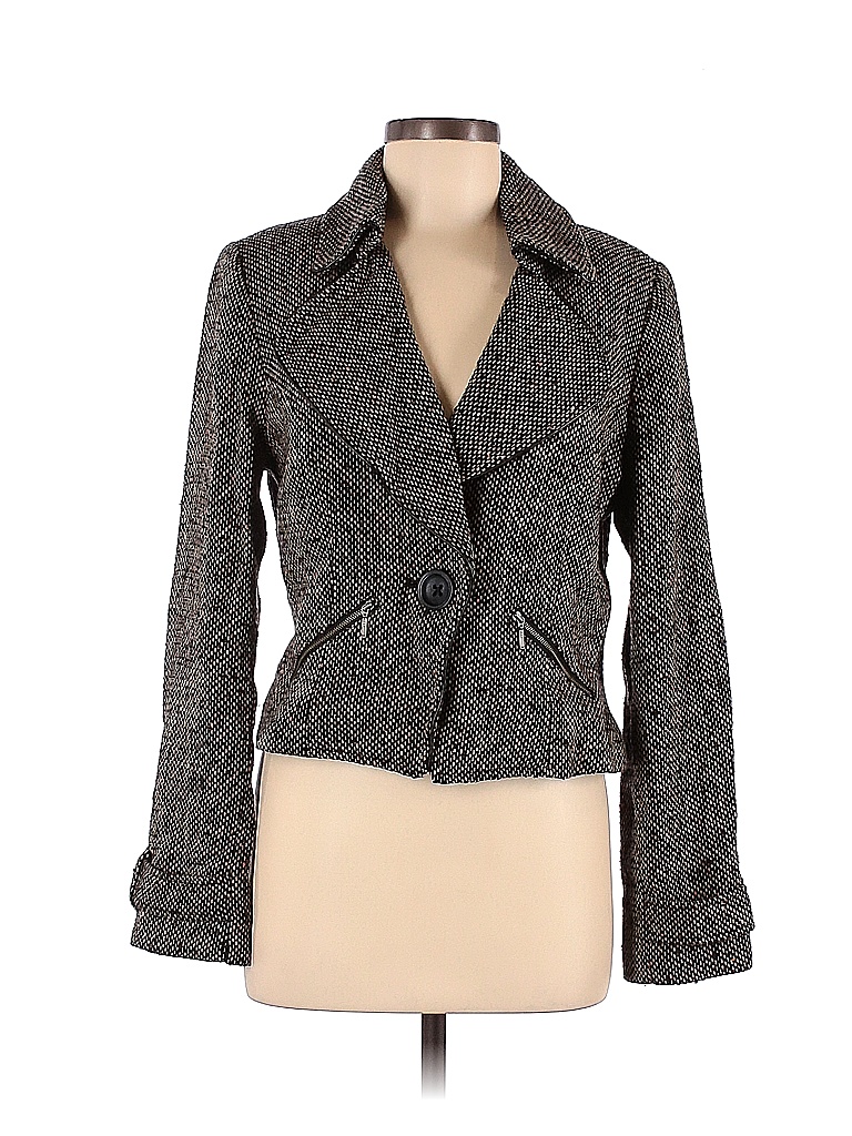 CAbi Gray Brown Blazer Size M - 71% off | thredUP