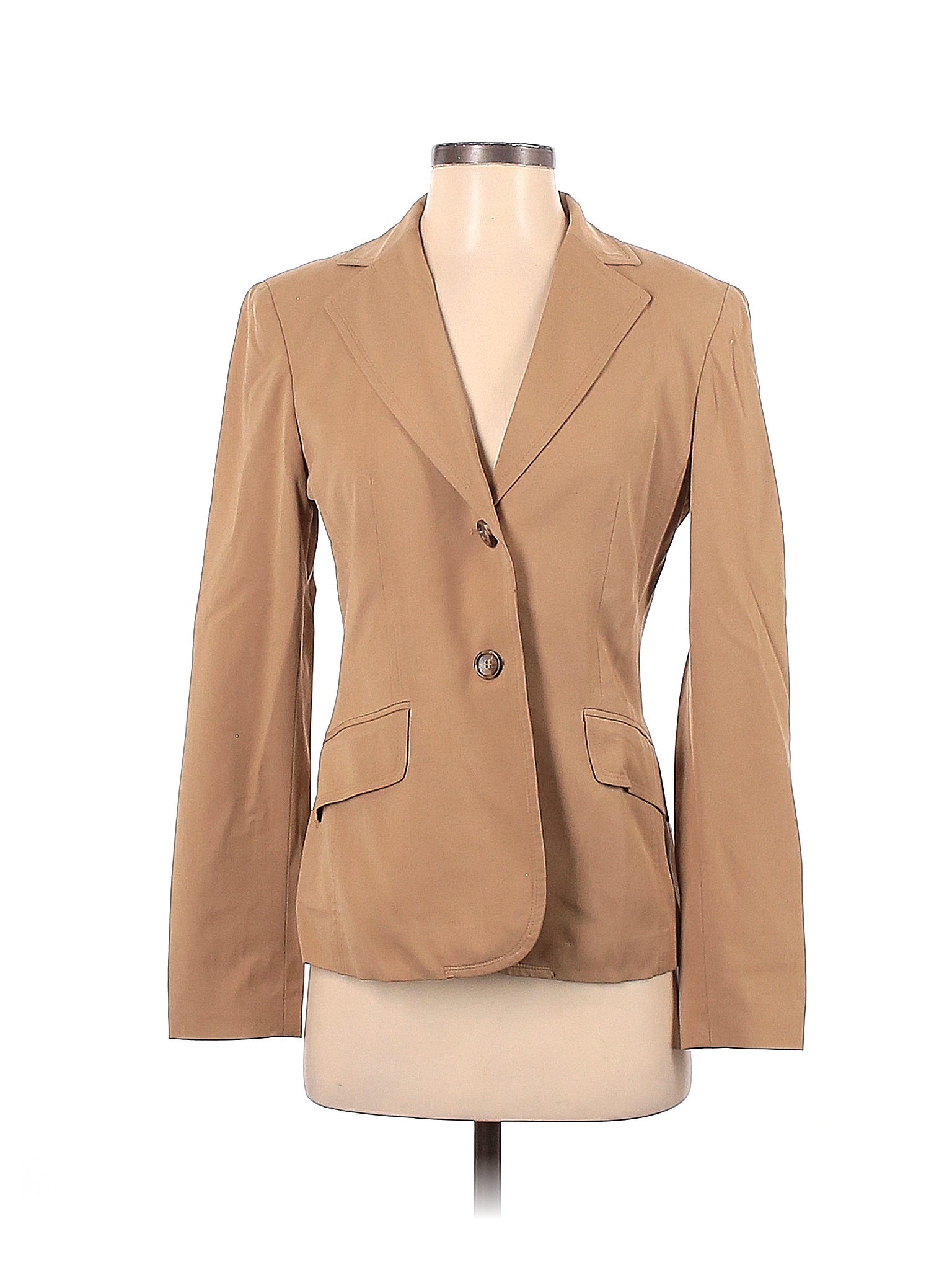 Casual Corner Solid Colored Tan Blazer Size 2 73 off thredUP