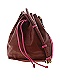 Vera Bradley Leather Bucket Bag