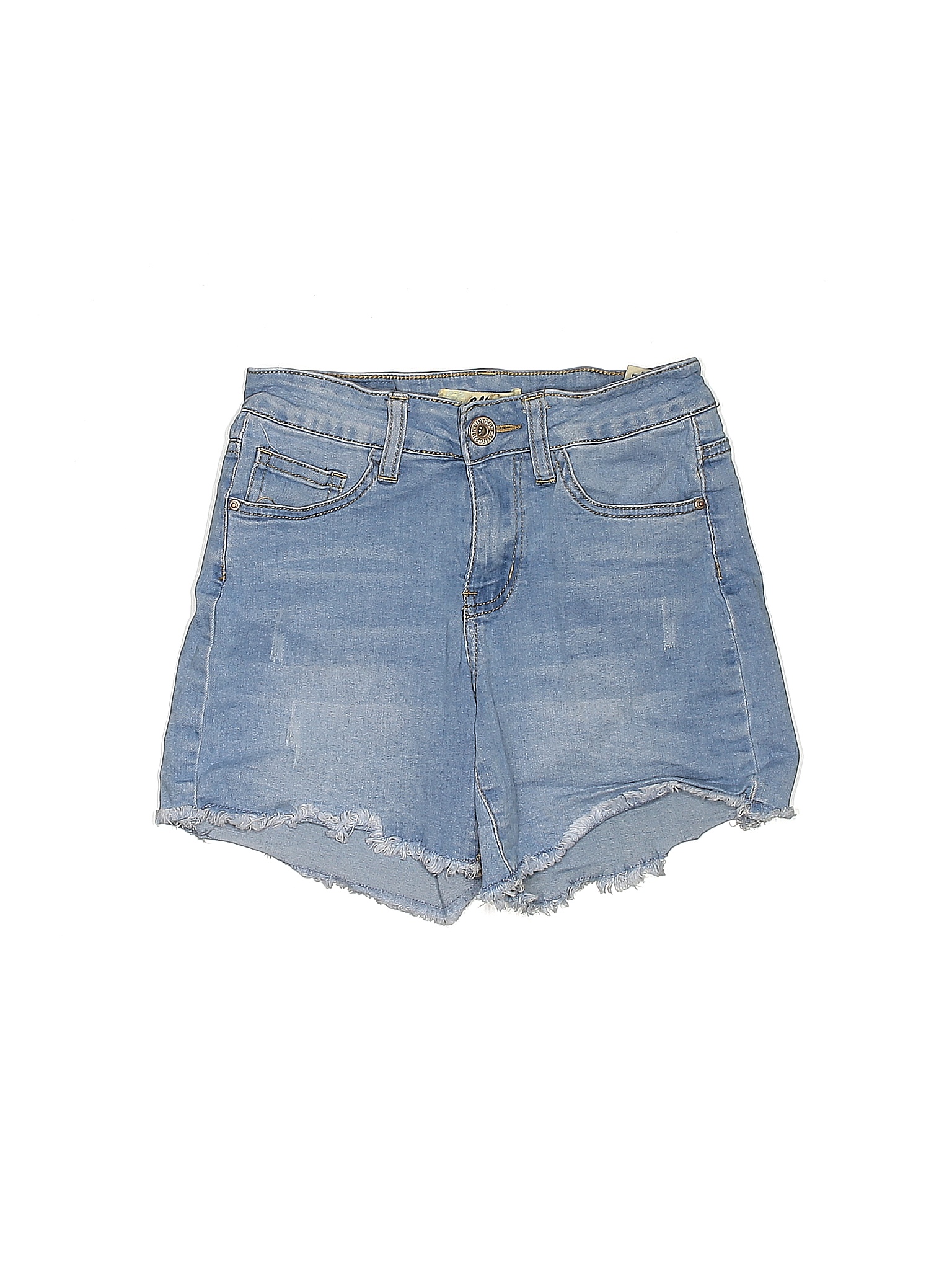 California Vintage Solid Blue Denim Shorts Size 1 - 88% off | ThredUp