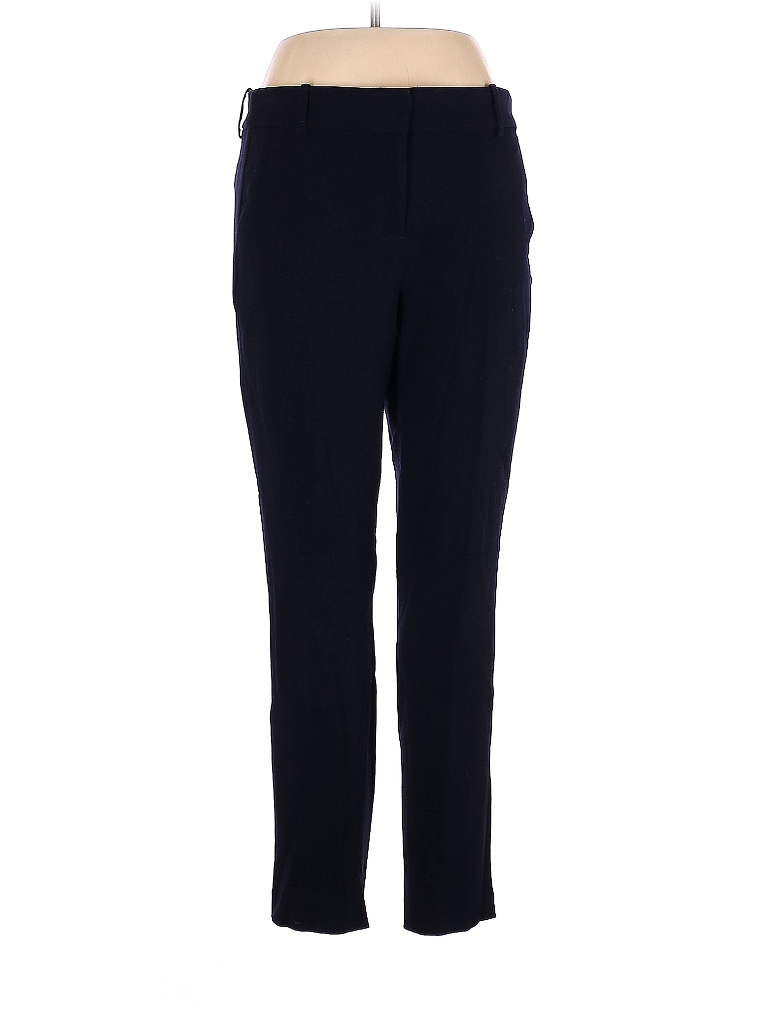 J.Crew Solid Black Blue Dress Pants Size 12 - 74% off | thredUP