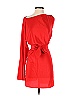 Haute Hippie 100% Silk Solid Colored Red Casual Dress Size S - photo 1