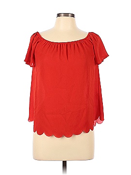 EVERLY For Francesca's Short Sleeve Blouse (view 1)