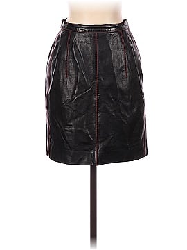 Escada Leather Skirt (view 1)