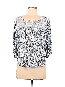 Canyon River Blues Short Sleeve Blouse (view 1)
