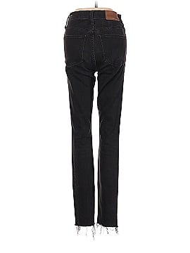 Madewell 9" Mid-Rise Skinny Jeans in Black Sea (view 2)