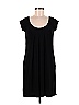 Nine West Solid Black Casual Dress Size 6 - photo 1