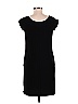 Nine West Solid Black Casual Dress Size 6 - photo 2