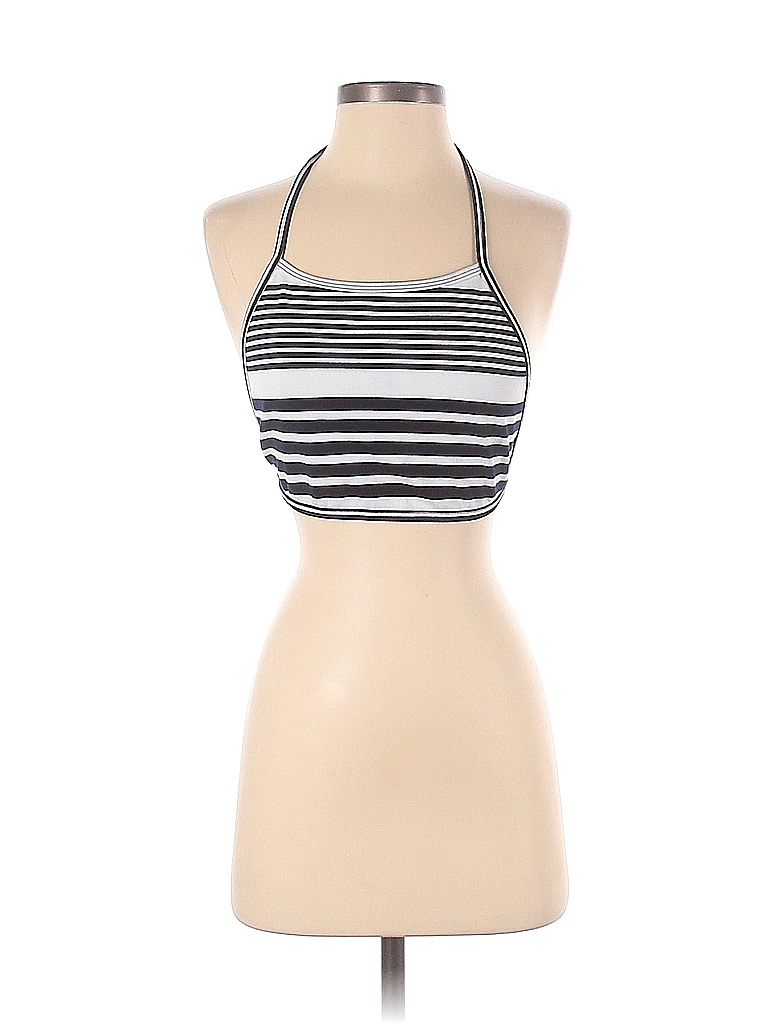 Pre-owned American Apparel Tank Top Black Halter Neckline Tops