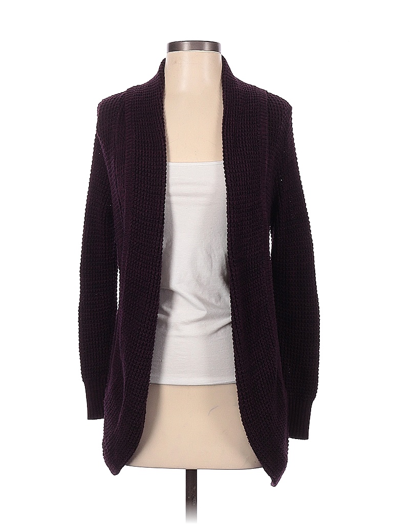 Market and Spruce Color Block Solid Purple Cardigan Size XS - 73% off ...