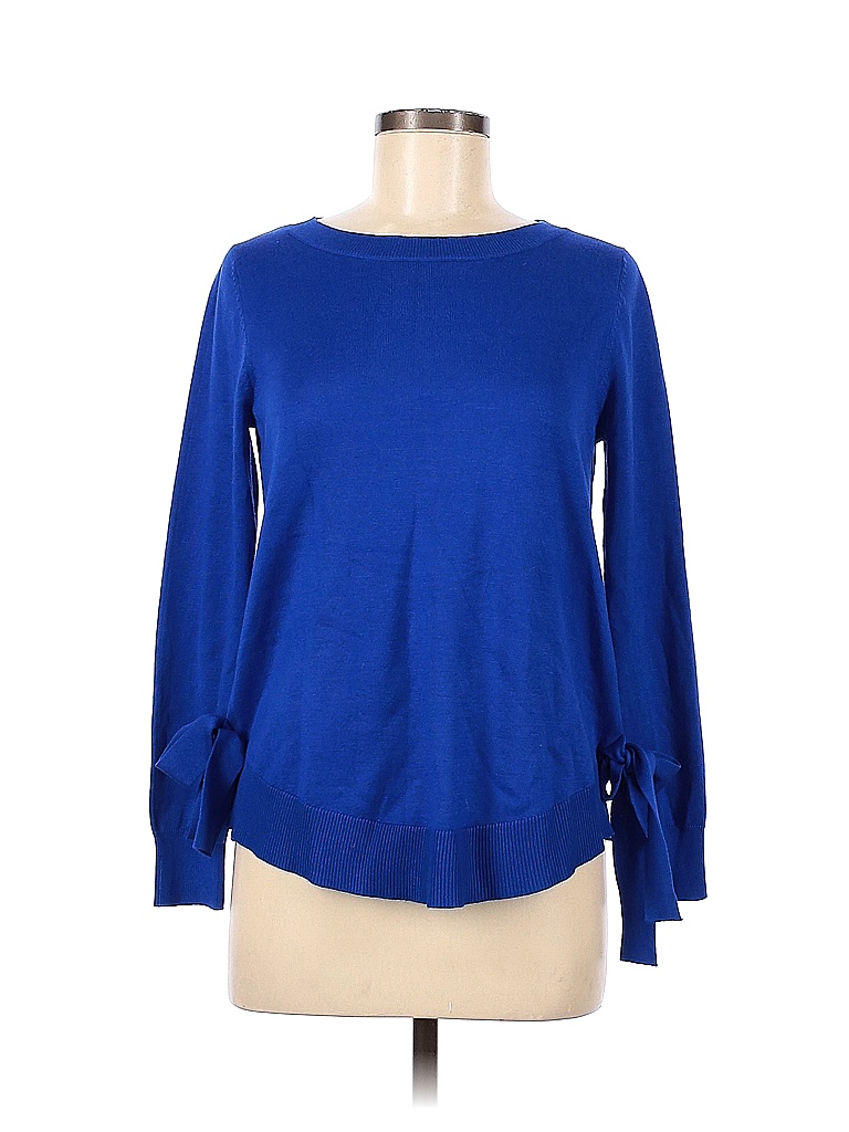Cable & Gauge Color Block Solid Blue Pullover Sweater Size M - 57% off ...