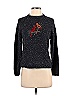 Woolrich Marled Tweed Stars Black Pullover Sweater Size S - photo 1