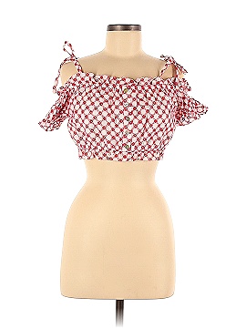 paloma blue Short Sleeve Blouse (view 1)