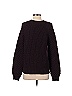 J Brand Color Block Solid Brown Burgundy Pullover Sweater Size S - photo 2