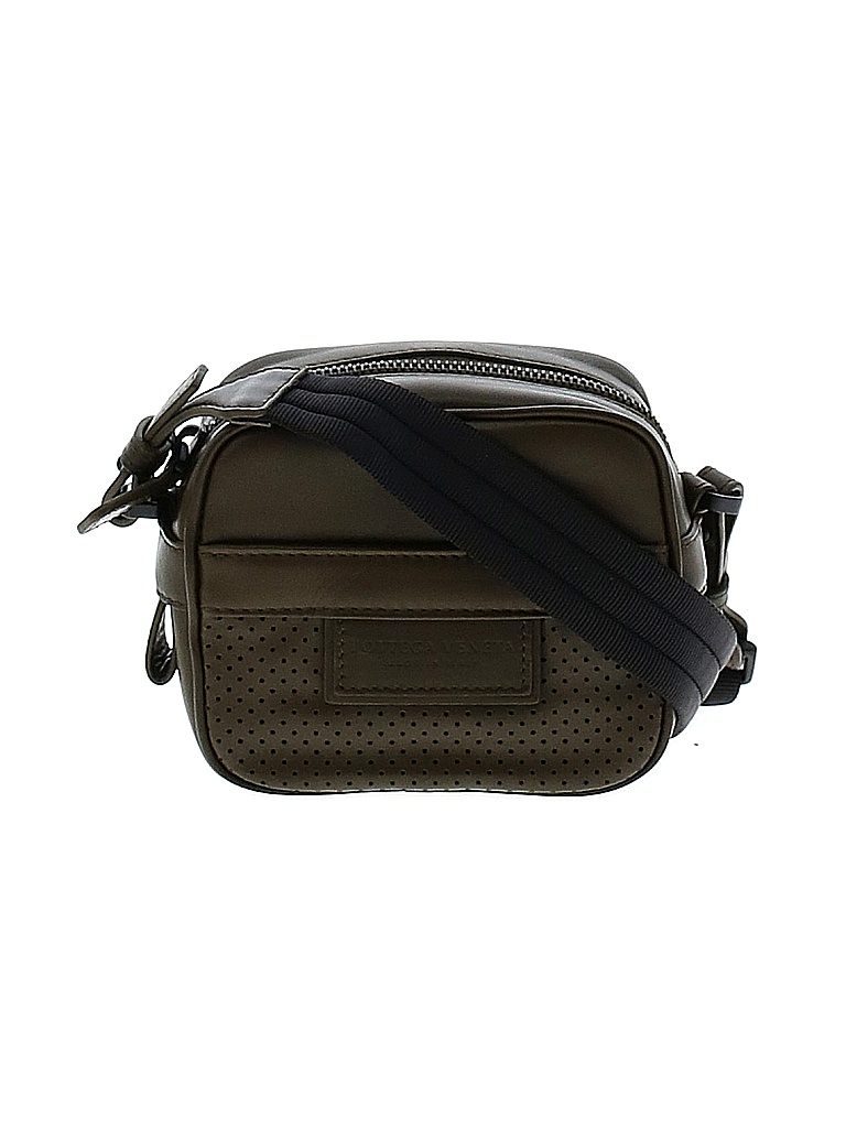 Bottega 100 Calf Leather Solid Black Green Vintage Perforated