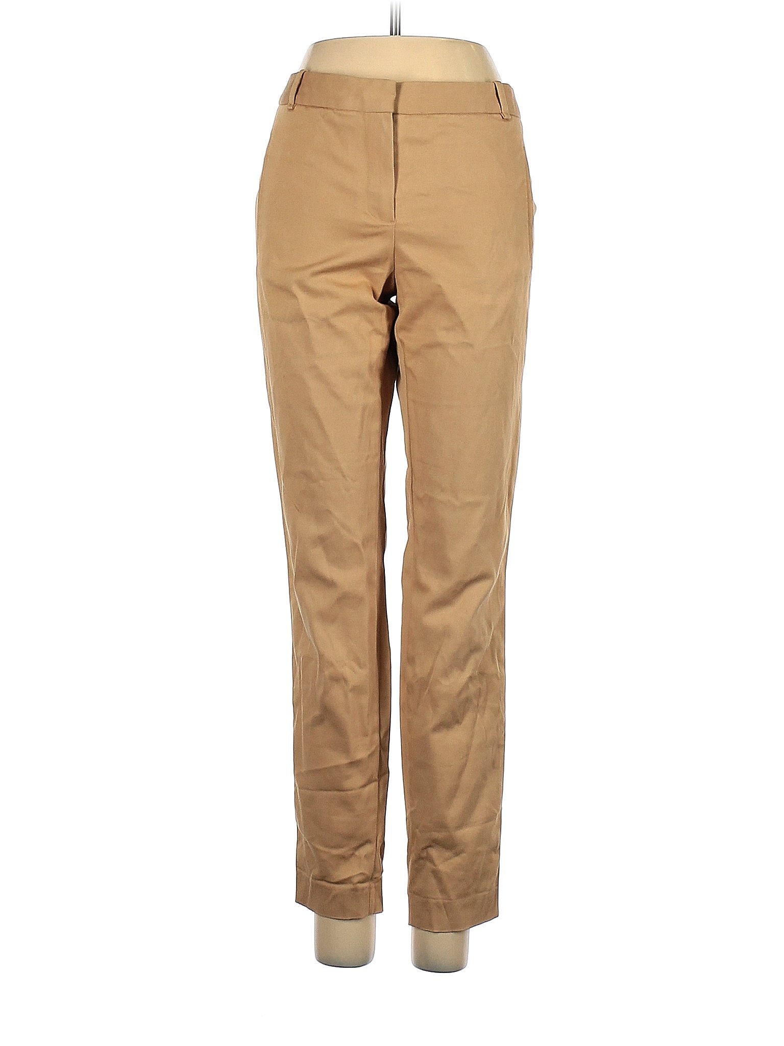 Massimo Dutti Solid Colored Tan Khakis Size 10 - 82% off | thredUP