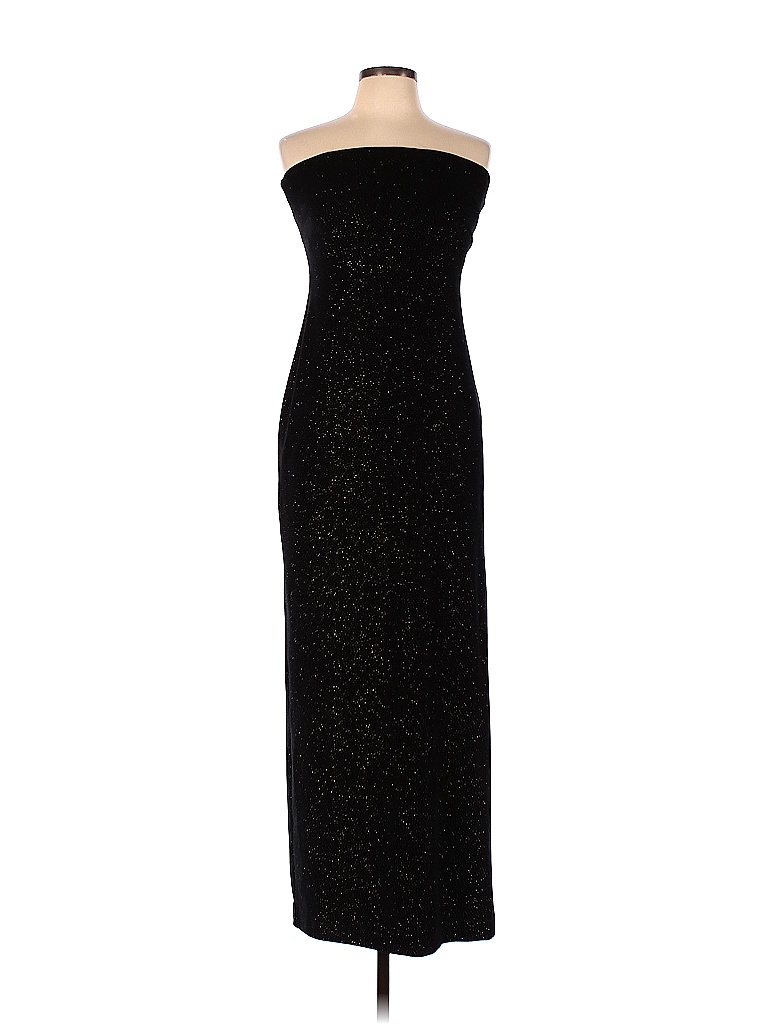 Ashley Stewart Solid Black Cocktail Dress Size 11 - 12 Plus (Plus) - 82 ...