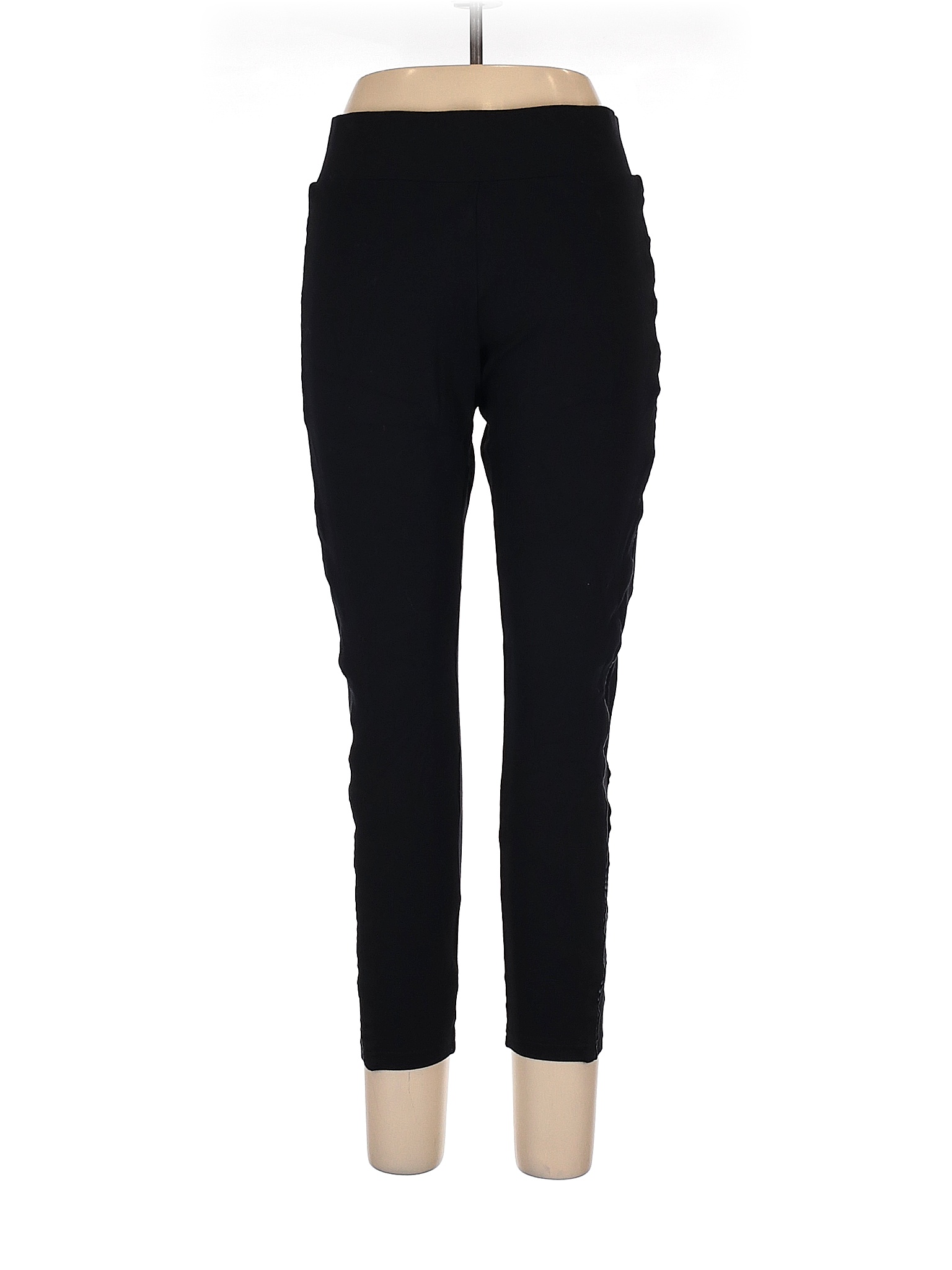 Ann Taylor LOFT Outlet Solid Black Active Pants Size L 62 off thredUP