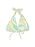 Assorted Brands Print Yellow Blue Swimsuit Top Size S - photo 2