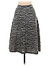 New Directions Jacquard Marled Tweed Chevron-herringbone Gray Casual Skirt Size M - photo 2