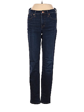 Madewell 9" Mid-Rise Skinny Jeans in Larkspur Wash: TENCEL&trade; Denim Edition (view 1)