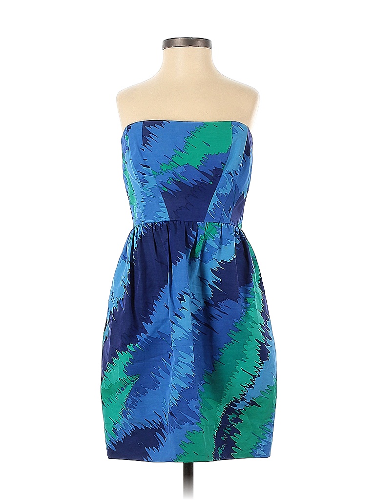 Shoshanna Tropical Blue Casual Dress Size 2 - photo 1