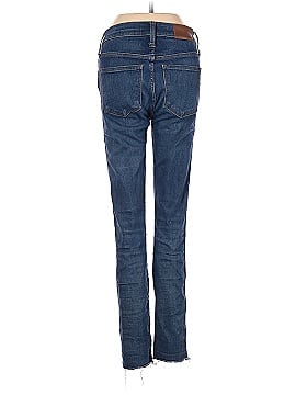 Madewell 9" Mid-Rise Skinny Jeans in Paloma Wash: Raw-Hem Edition (view 2)