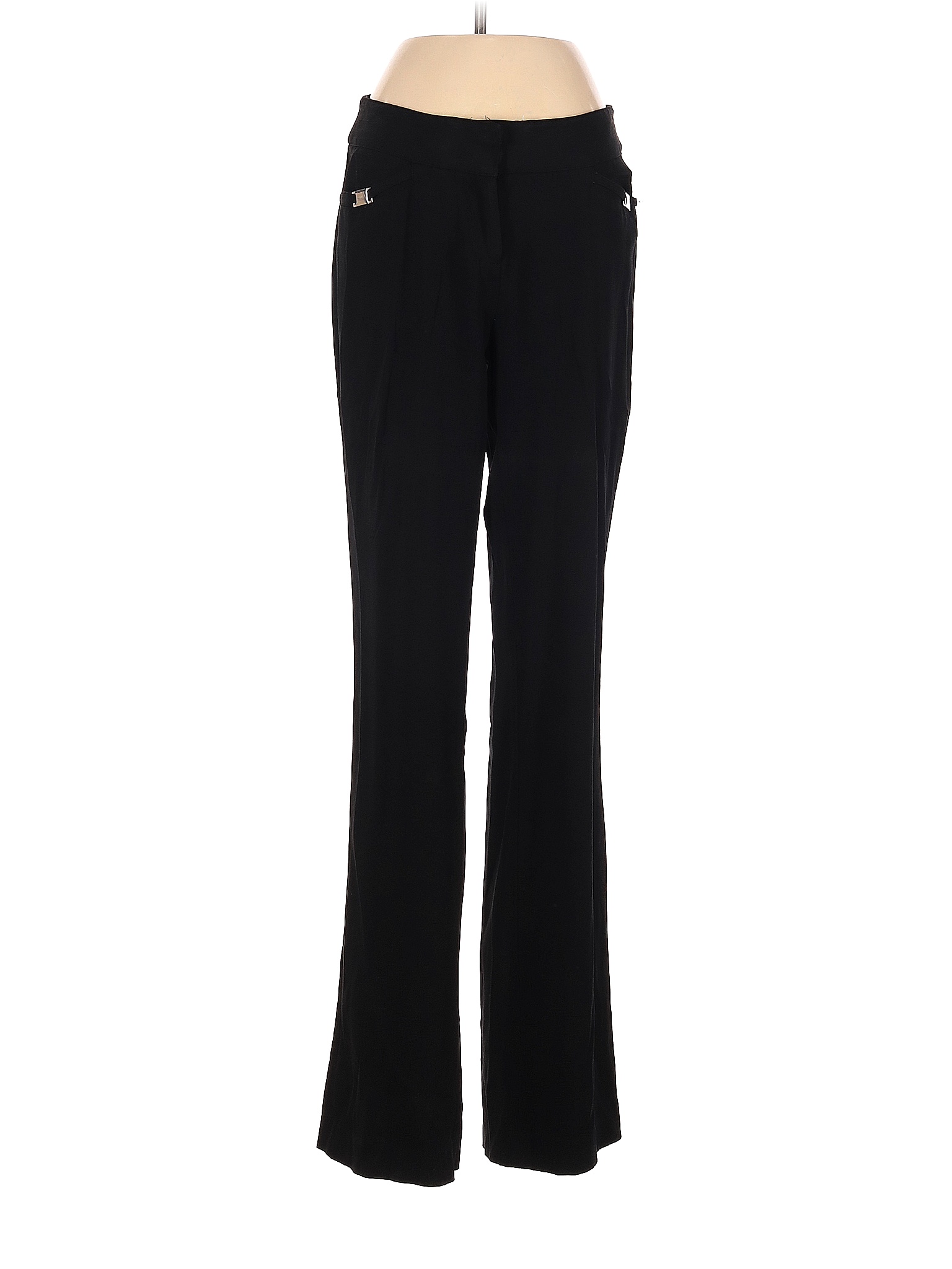 Cache Solid Black Dress Pants Size 0 80 off thredUP