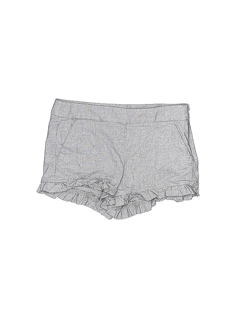 Ann Taylor LOFT Brocade Gray Shorts Size 4 - photo 1