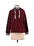 MWL by Madewell Solid Colored Burgundy Pullover Hoodie Size XXS - photo 1
