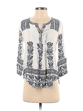 Pale Sky Long Sleeve Blouse (view 1)