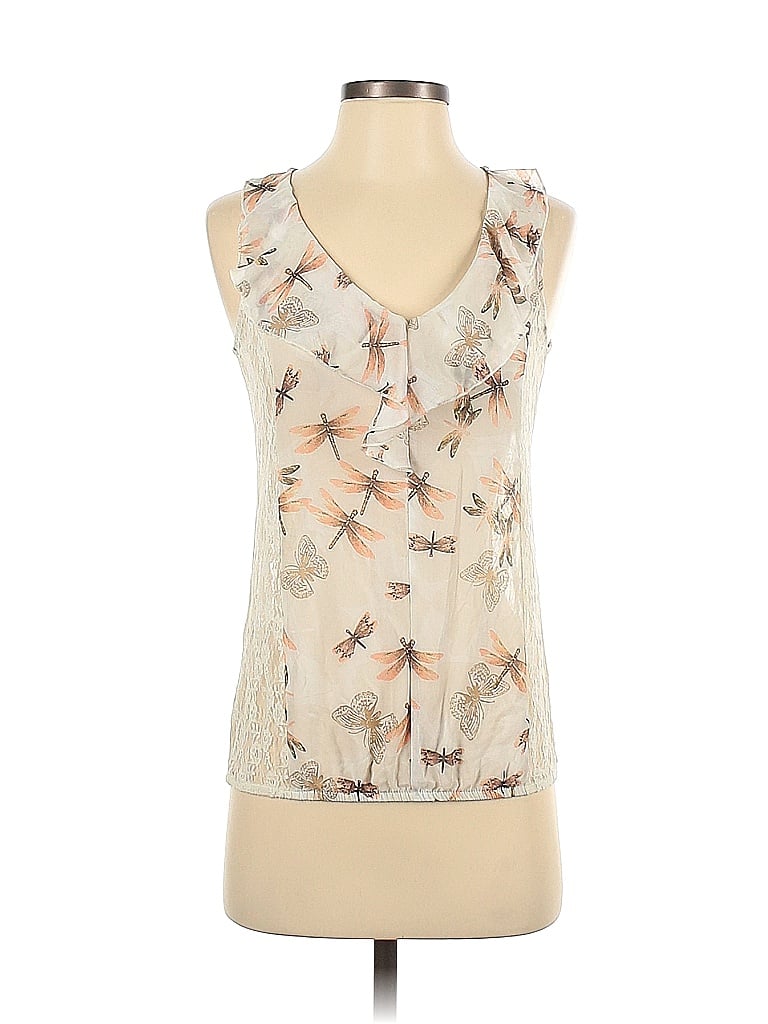 Maude Ivory Sleeveless Blouse Size XS - photo 1