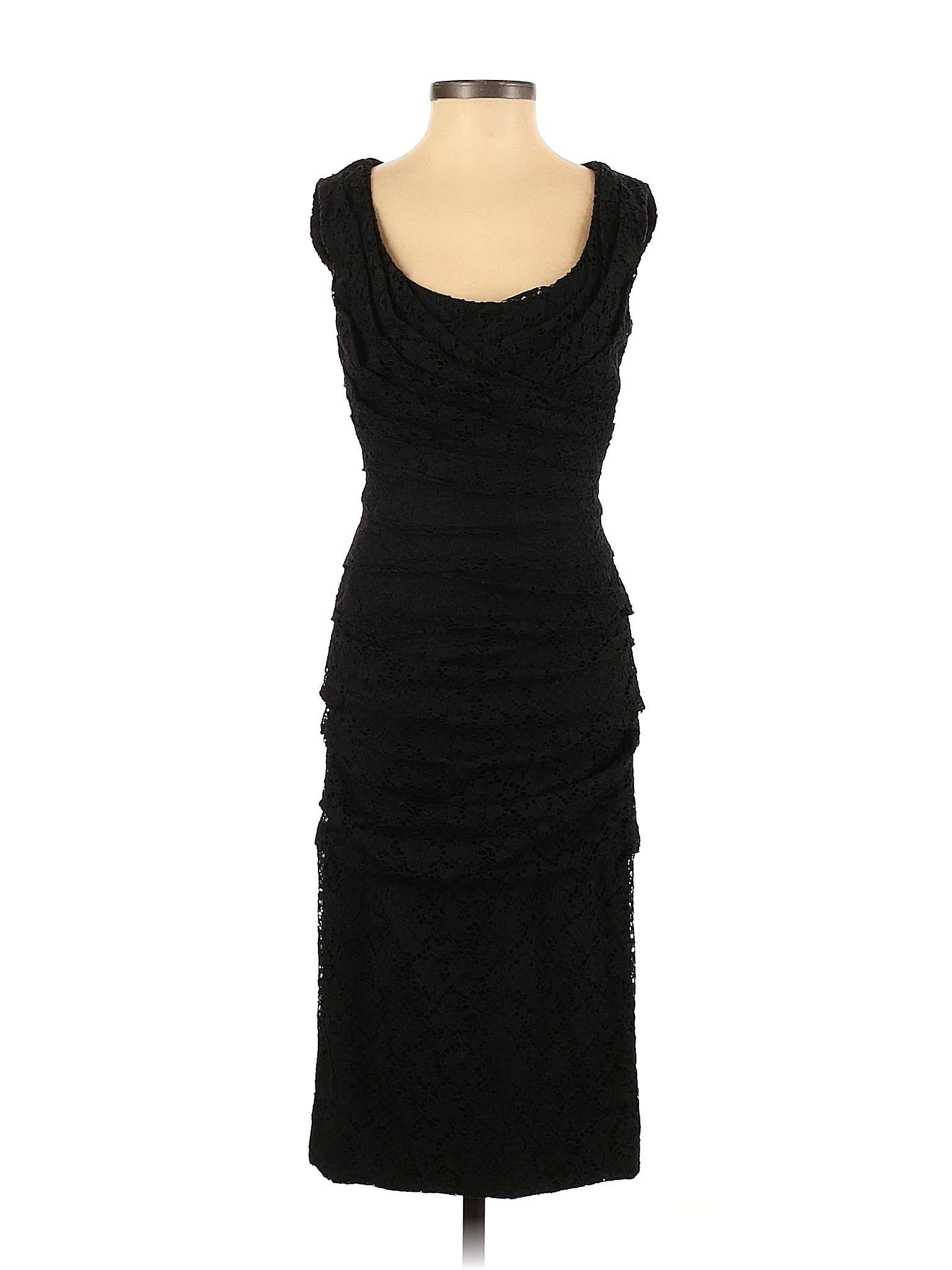 Dolce & Gabbana Solid Black Cocktail Dress Size 38 (IT) - 87% off | thredUP