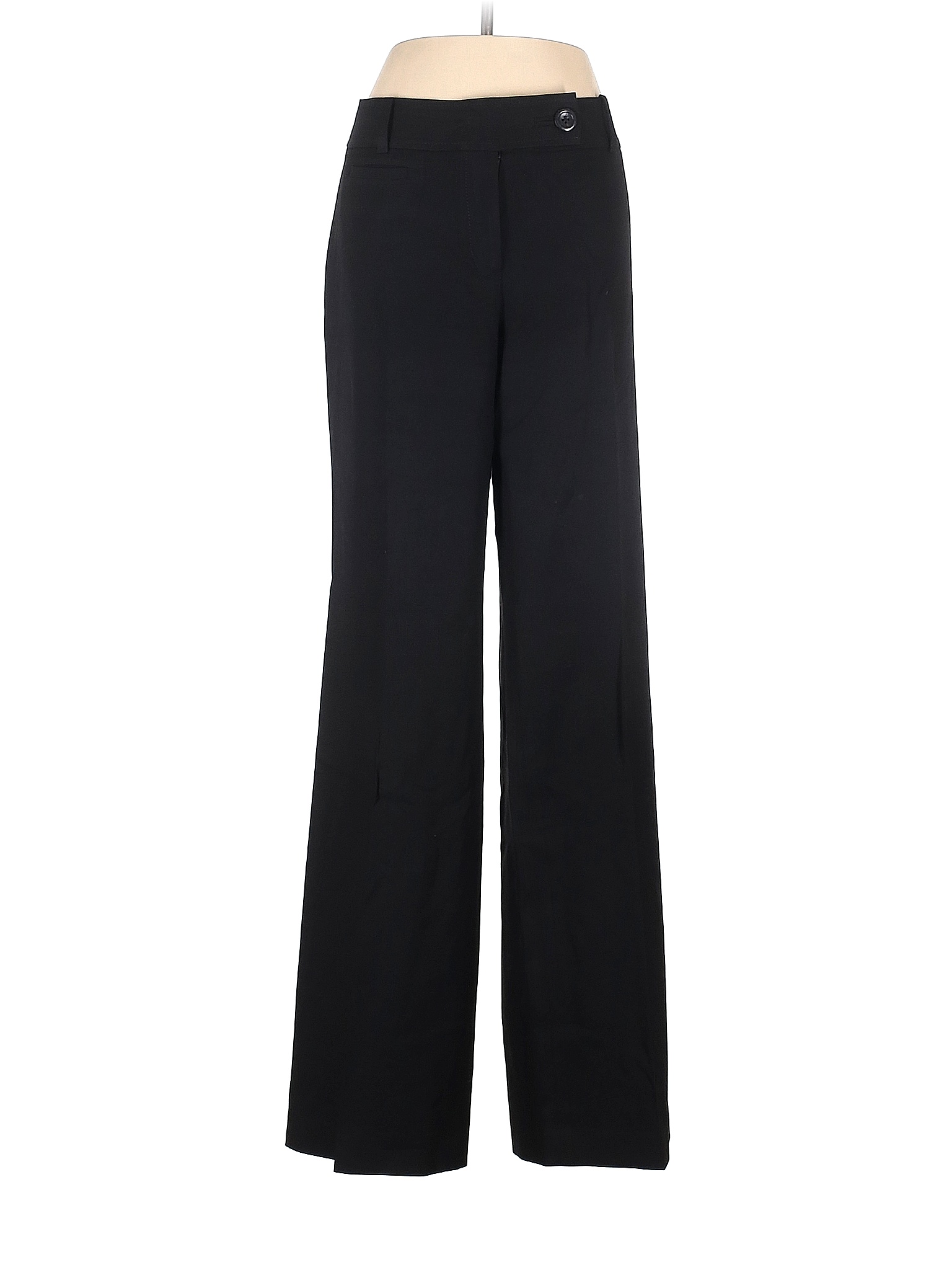 Ann Taylor Solid Black Dress Pants Size 6 - 72% off | thredUP