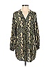 H&M 100% Viscose Paisley Green Kimono Size 2 - photo 1