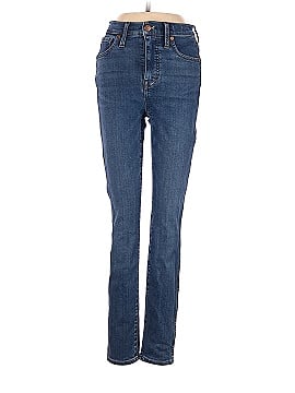Madewell 10" High-Rise Skinny Jeans in Wendover Wash: TENCEL&trade; Denim Edition (view 1)