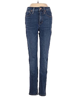 Madewell 10" High-Rise Skinny Jeans in Wendover Wash: TENCEL&trade; Denim Edition (view 1)