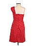 Nanette Lepore Solid Colored Red Casual Dress Size 0 - photo 2