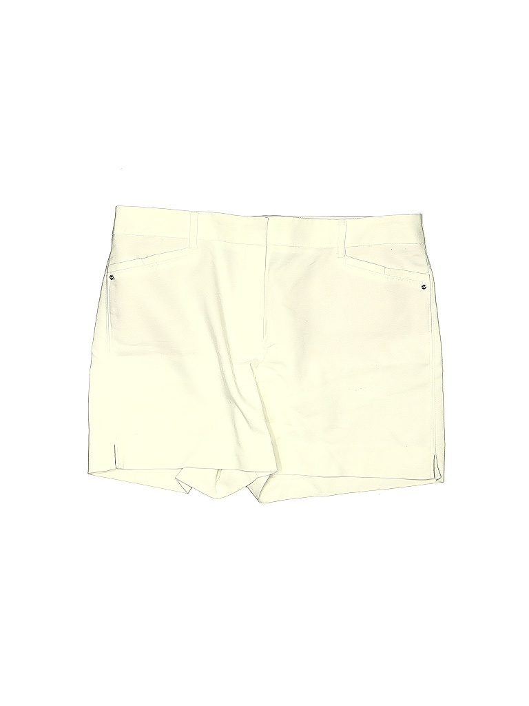 Assorted Brands Solid Ivory Shorts Size 10 - photo 1