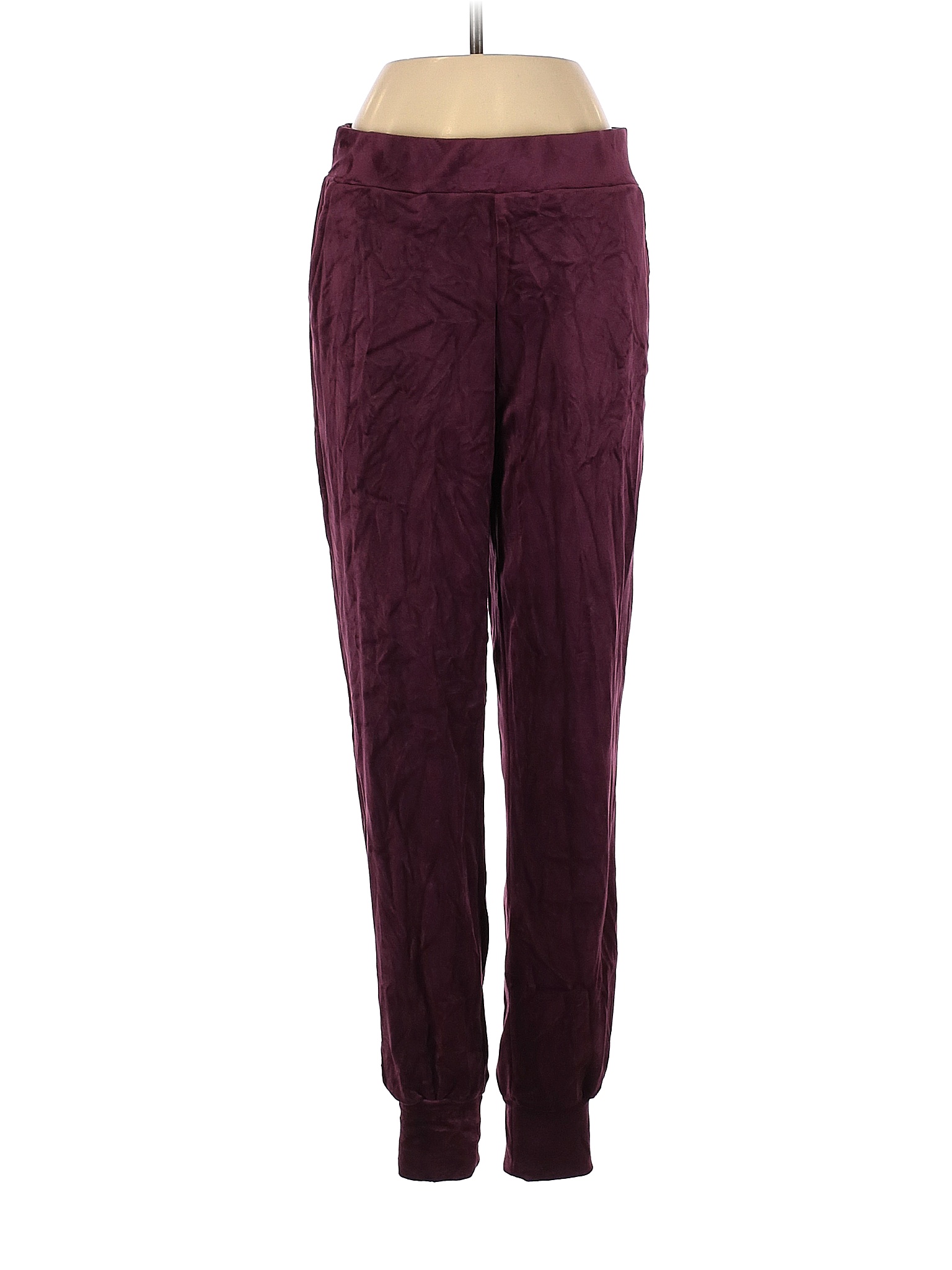 Cable & Gauge Solid Colored Purple Velour Pants Size S 51 off thredUP